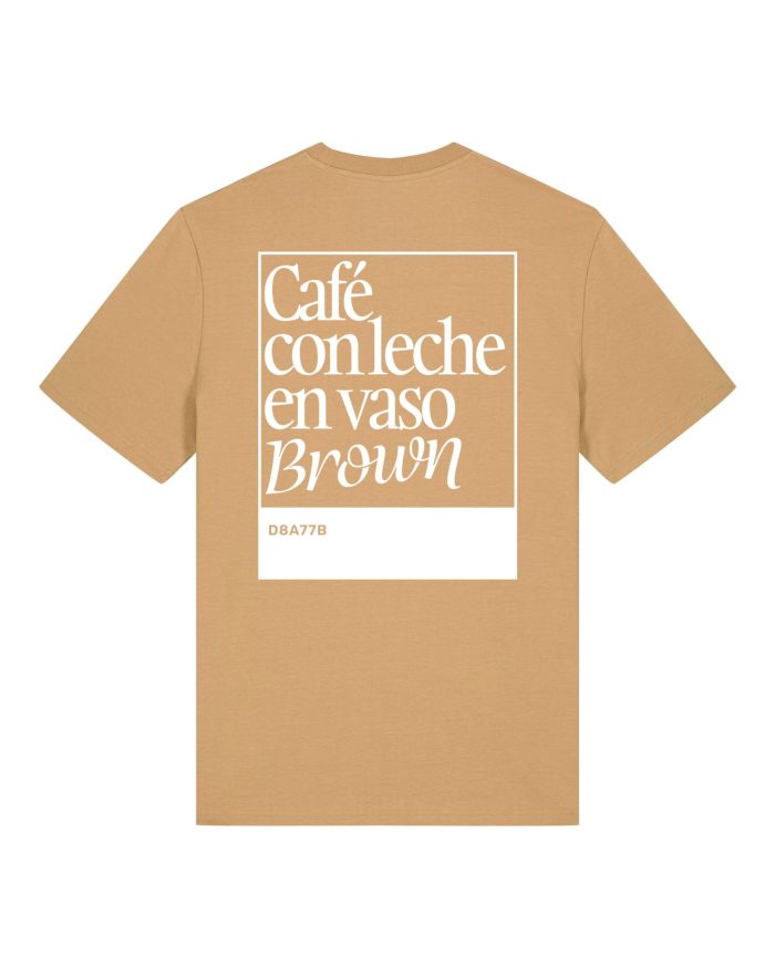 Café con leche en vaso